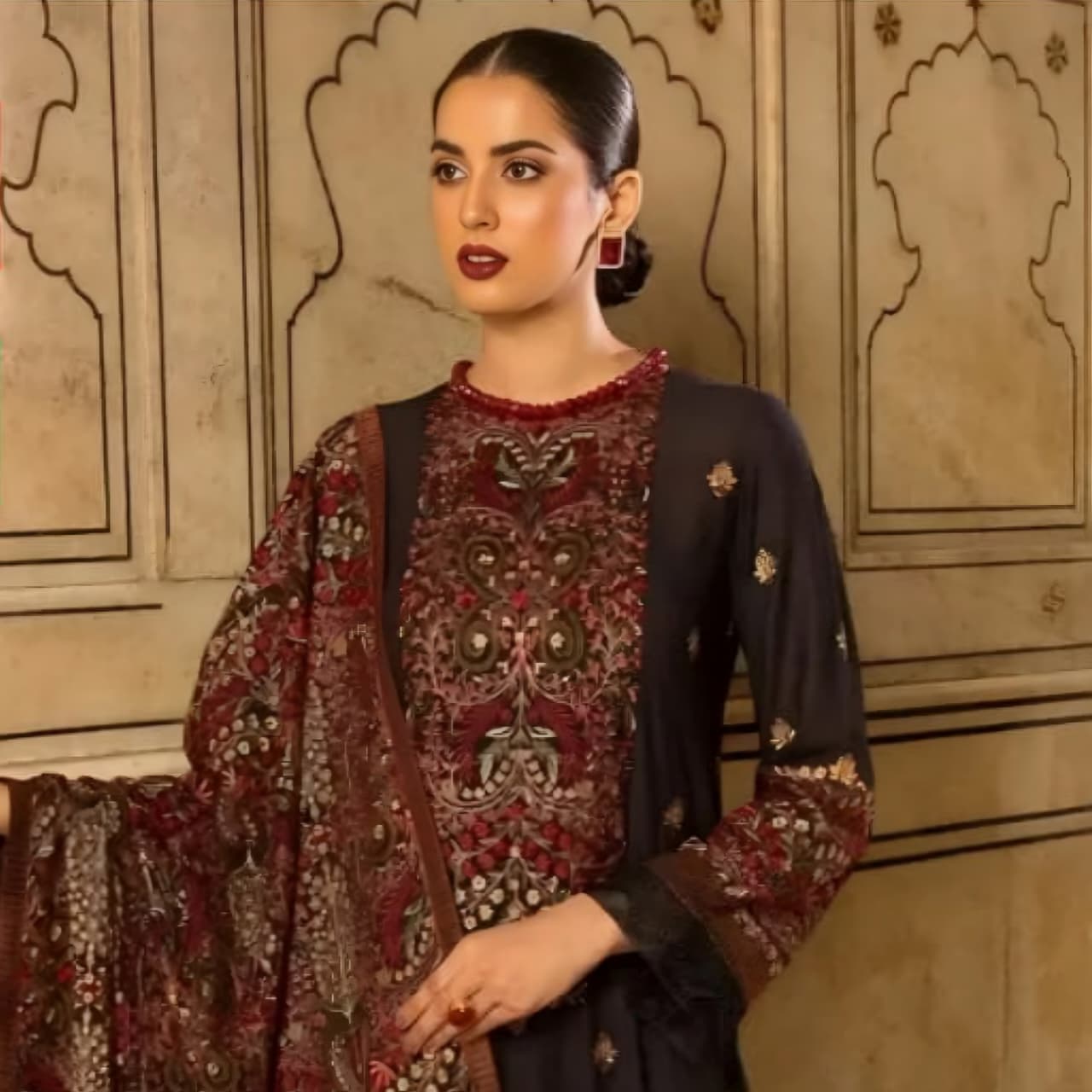 Dhanak Embroidered