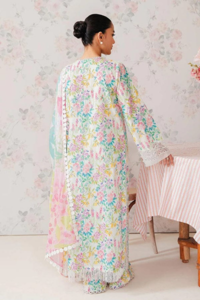 HR-AF70 3 Piece Printed Lawn Shirt Trouser and Dupatta