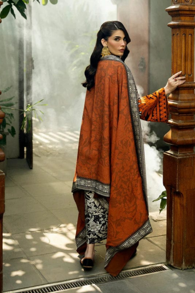 HR-ZC428 Digital Printed Lawn Suit 3pc With Lawn Digital Printed Dupatta