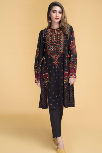 HR-KS770 2 Piece Embroidered Lawn Shirt And Trouser